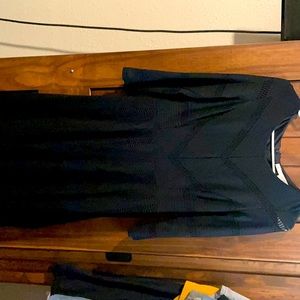 Lauren Conrad a-line black dress